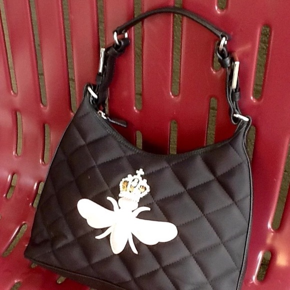 My Flat in London Handbags - My Flat in London queen bee quilted handbag